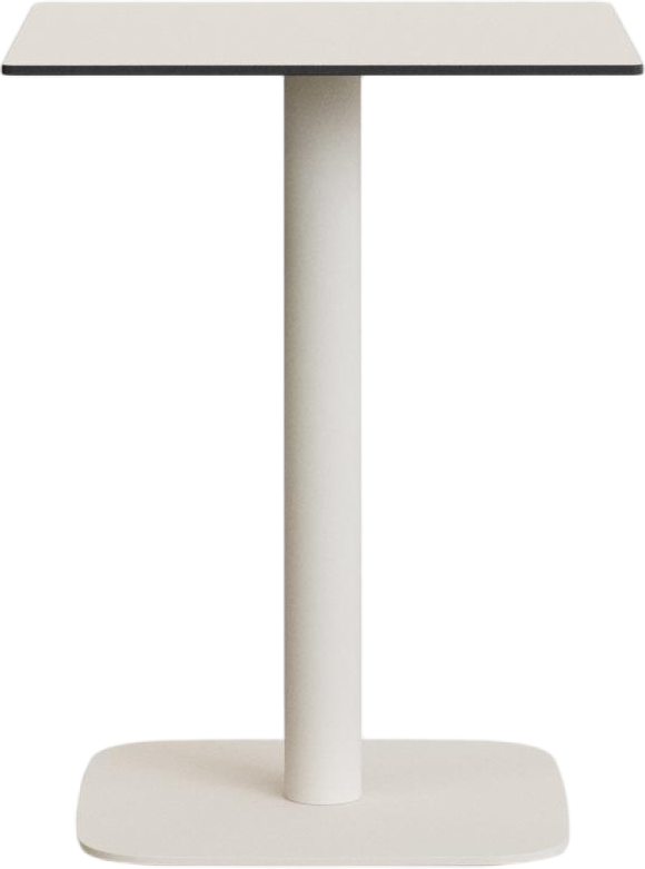 Udendørs Cafébord Kave Home Tiaret Hvidt 60x60 Cm