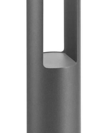 Udendørs Gulvlampe Ideal Lux Acqua   Antracit   Kompakt Aluminium Med Hærdet Glas Diffusor ø13 5ã H60 Cm Ip44