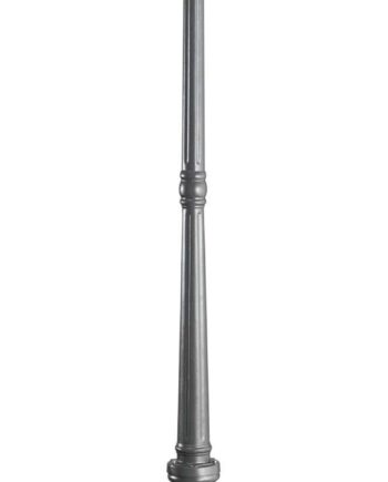 Udendørs Gulvlampe Ideal Lux Cima H216 Cm Antracit Ip43 Metal Plast 2xe27