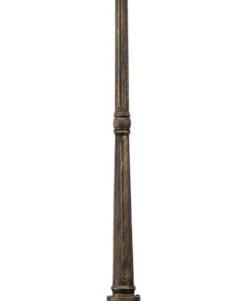 Udendørs Gulvlampe Ideal Lux Cima Sort Aluminium Ip43 H216xb25xl83 Cm E27