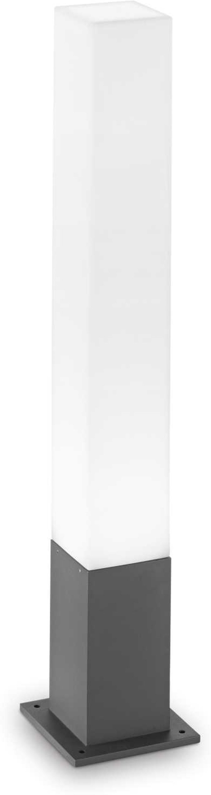 Udendørs Gulvlampe Ideal Lux Edo Outdoor H79 Cm Antracit Ip44 Aluminium