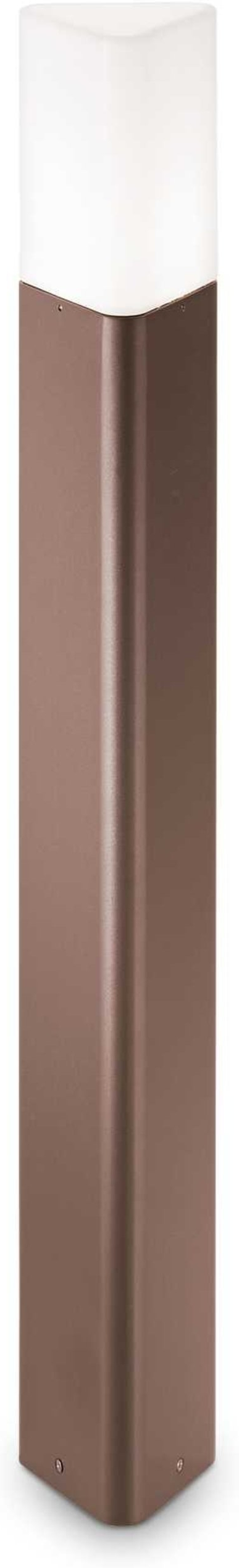 Udendørs Gulvlampe Ideal Lux Pulsar Aluminium Og Metal Kaffefarvet Ip44 E27 42w H80 Cm