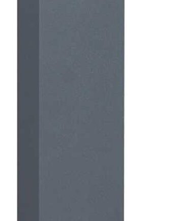 Udendørs Gulvlampe Ideal Lux Sirio  Antracit Aluminium  Ip44  H80 Cm  G9 2x15w