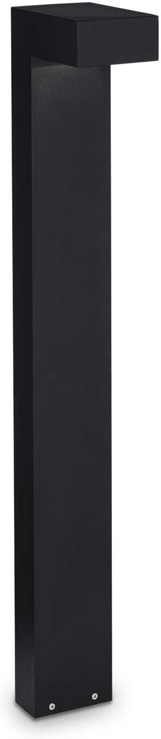Udendørs Gulvlampe Ideal Lux Sirio Sort Aluminium Og Metal H80ã B10ã L16 Cm Ip44 G9