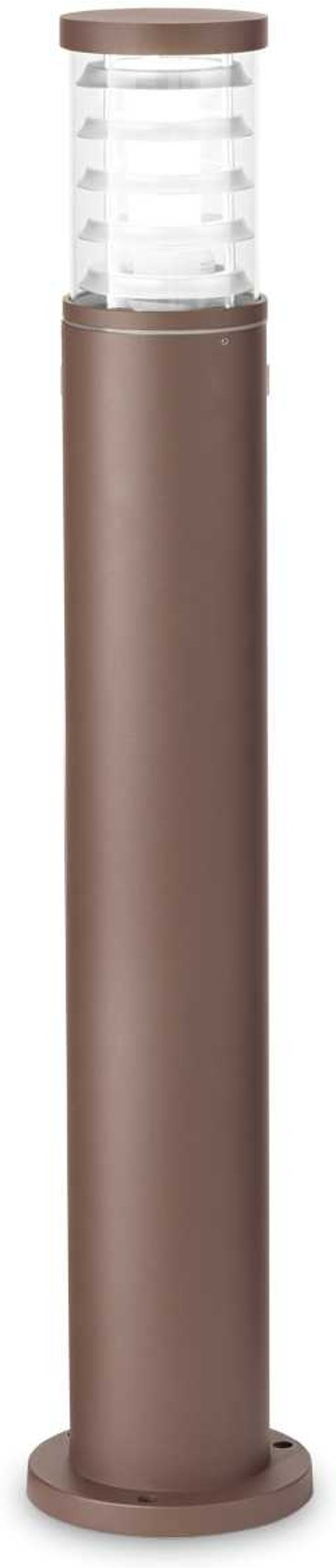 Udendørs Gulvlampe Ideal Lux Tronco Coffee Ip44 ø15 H80 Cm Aluminium Metal