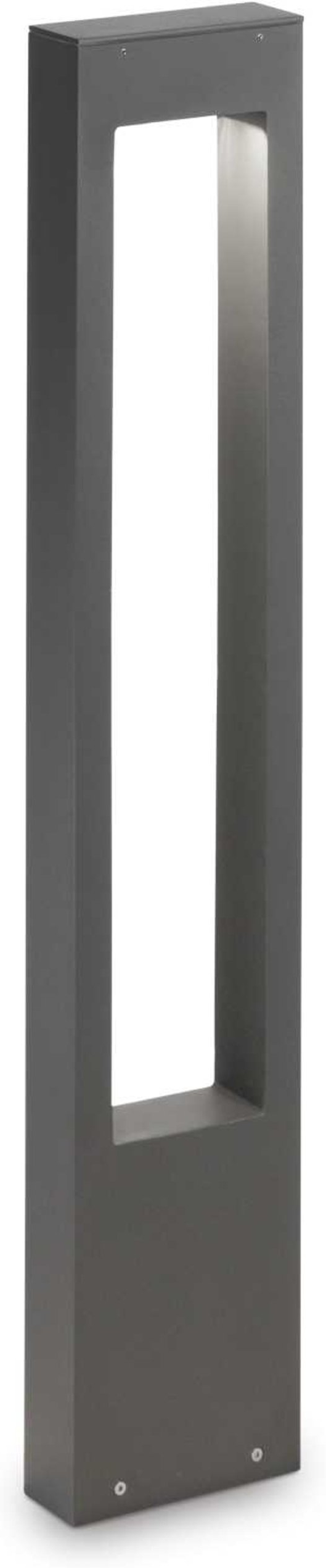 Udendørs Gulvlampe Ideal Lux Vega Antracit Ip44 H80xl15xb5 Cm