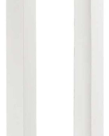 Udendørs Gulvlampe Ideal Lux Vega Ip44 80 Cm Aluminium Metal Hvid