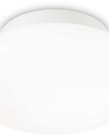 Udendørs Loftlampe Ideal Lux Bubble ø33     17 Cm Ip44 Hvid Aluminium E27