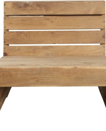 Udendørs Loungestol House Doctor Woodie Teaktræ Natur H66ã B60ã L70 Cm Havestol