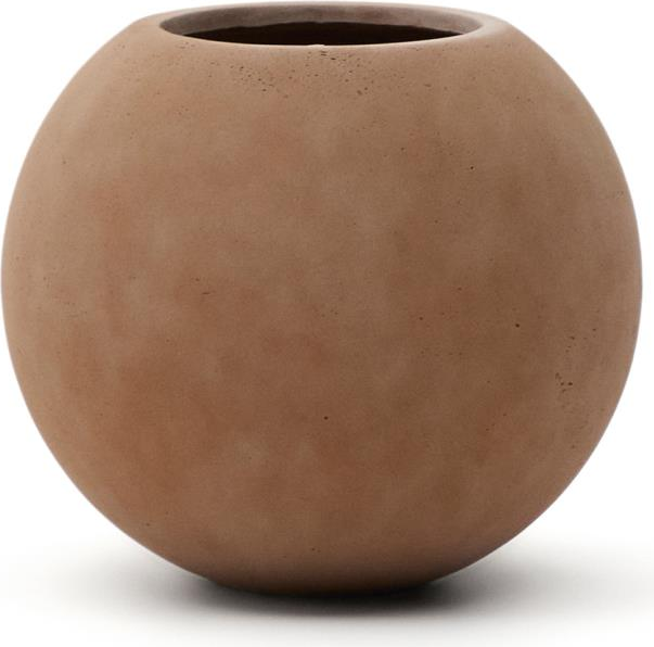 Udendørs Plantekrukke Kave Home Solna Terracotta Cementfiber H57   ø66 Cm 250