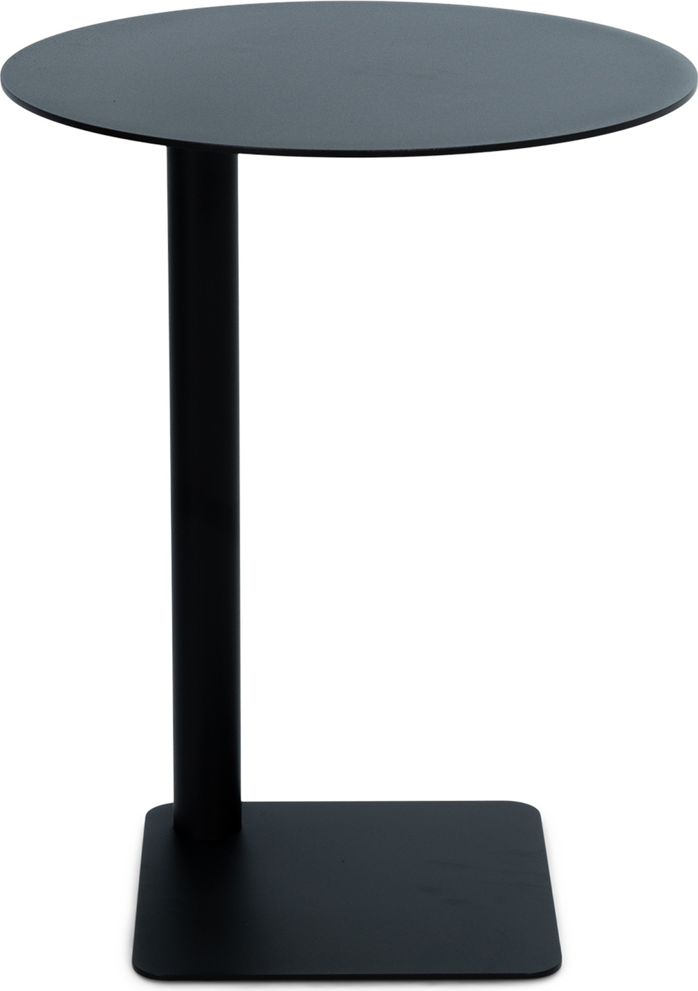 Udendørs Sidebord Spinder Design Sunny High ø40 H50 Cm Sortlakeret Stål