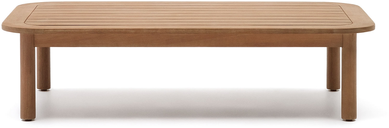 Udendørs Sofabord Kave Home Sacova 100  Eukalyptustræ 140x89x36 Cm Fsc Natur