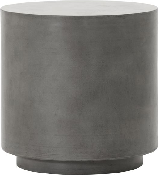 Udendørs Sofabord Og Sidebord House Doctor Out Beton ø50 H50 Cm Grå