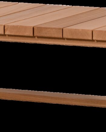 Udendørs Sofabord Woood Collection Thermo Ayous Træ Fsc Natur 122x68x42 Cm