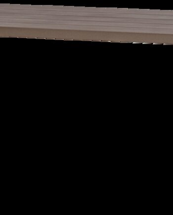 Udendørs Spisebord Havebord Woood Bear Aluminium Brun 240   87 Cm