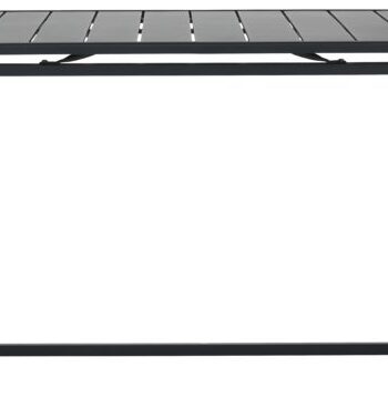 Udendørs Spisebord House Doctor Helo Mat Sort Jern 200x90x74 Cm