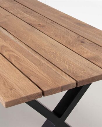 Udendørs Spisebord House Of Sander Outland Egetræ 240x82 Cm Brun
