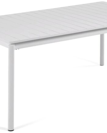 Udendørs Spisebord Med Udtræk Kave Home Zaltana Ekru Aluminium 180-240 Cm