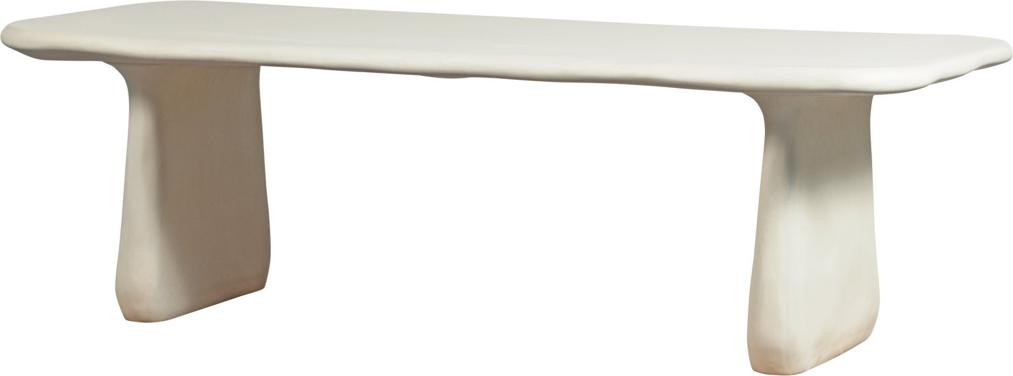Udendørs Spisebord Woood Loggia 240 100 Cm Fiberforstærket Polymer Frp Natur