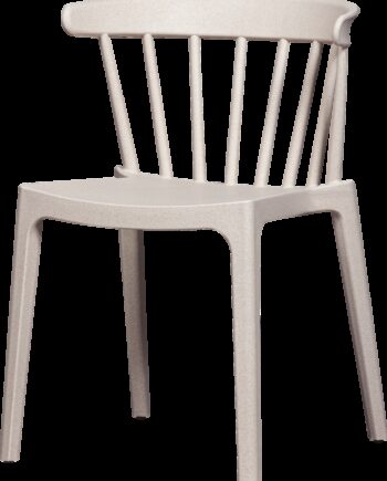 Udendørs Spisebordsstol Woood Bliss Havestol  Off White Melange  70  Polypropylen 30  Plantefibre  Let Og Stabelbar