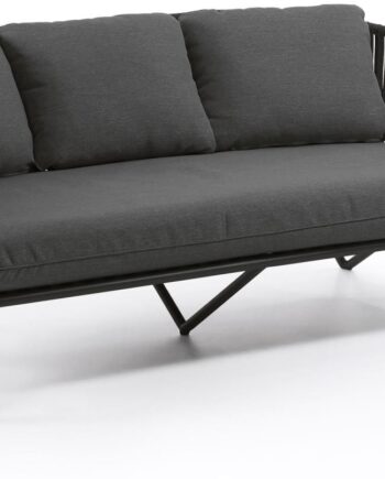 Udendørs  -personers Lounge Sofa Kave Home Branzie Sort L180ã D90ã H77 Cm
