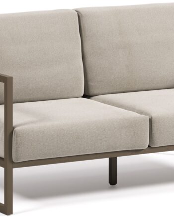 Udendørs  -personers Loungesofa Kave Home Comova Grå Aluminium