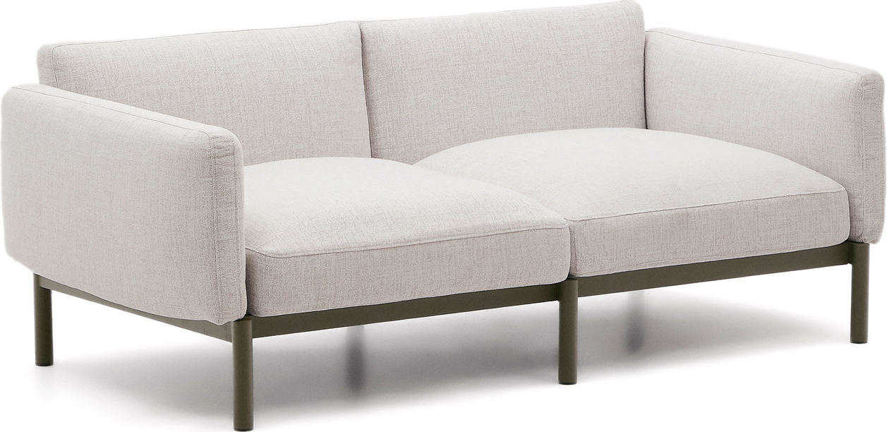 Udendørs -personers Loungesofa Kave Home Sorells Modulopbygget Aluminium Med Aftagelige Betræk