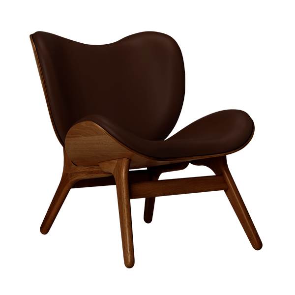 Umage   Conversation Piece Lav Dark Oak Brun Læder  : Erling Christensen Møbler