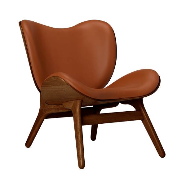 Umage   Conversation Piece Lav Dark Oak Cognac Læder  : Erling Christensen Møbler