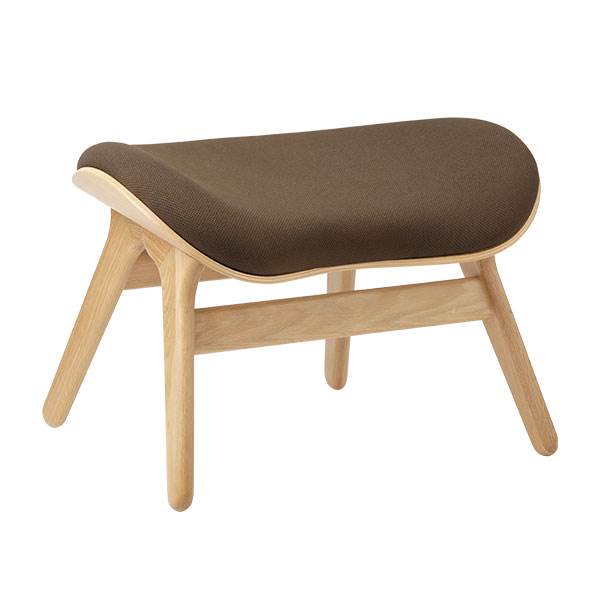Umage   Conversation Piece Ottoman Mocca Lys Eg  : Erling Christensen Møbler