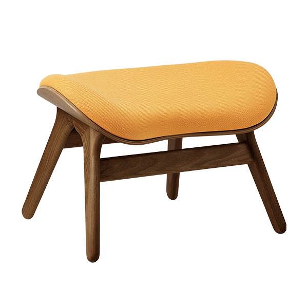 Umage   Conversation Piece Ottoman Tangerine Mørk Eg  : Erling Christensen Møbler