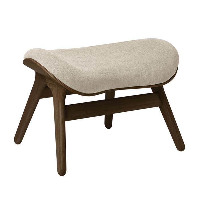 Umage   Conversation Piece Ottoman White Sand Mørk Eg  : Erling Christensen Møbler