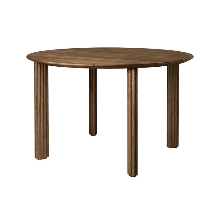Umage Comfort Circle Rundt Spisebord   120 Cm Mørk Eg  : Erling Christensen Møbler