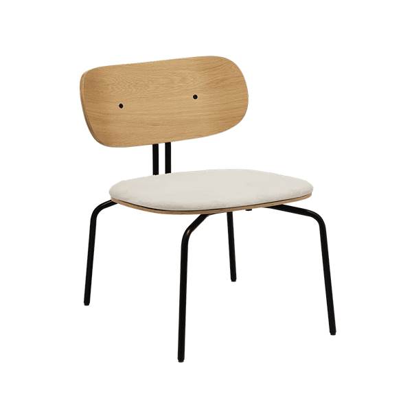 Umage Curious Loungestol Sort   Teddy White  : Erling Christensen Møbler