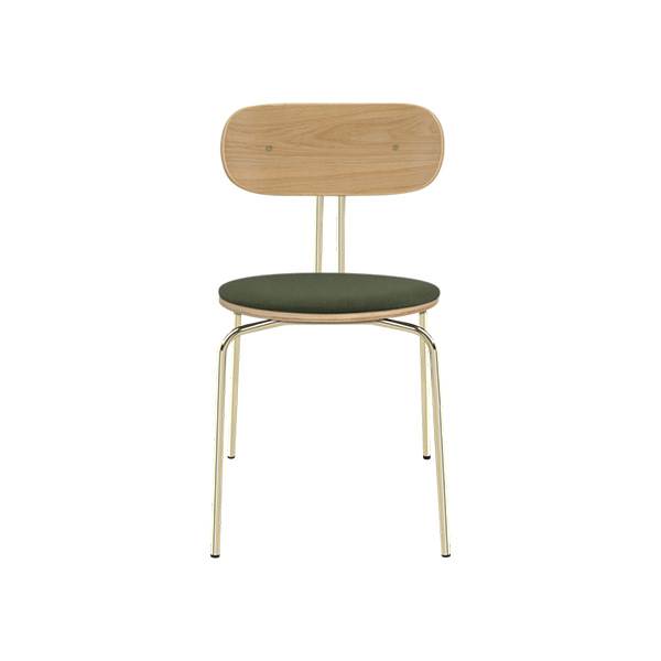 Umage Curious Spisebordsstol Messing Stel   Racing Green  : Erling Christensen Møbler