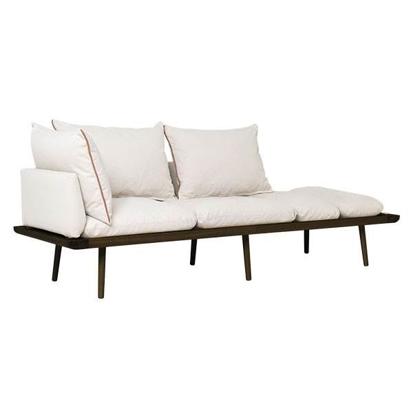 Umage Lounge Around   Seater Sofa Mørk Eg White Sands  : Erling Christensen Møbler
