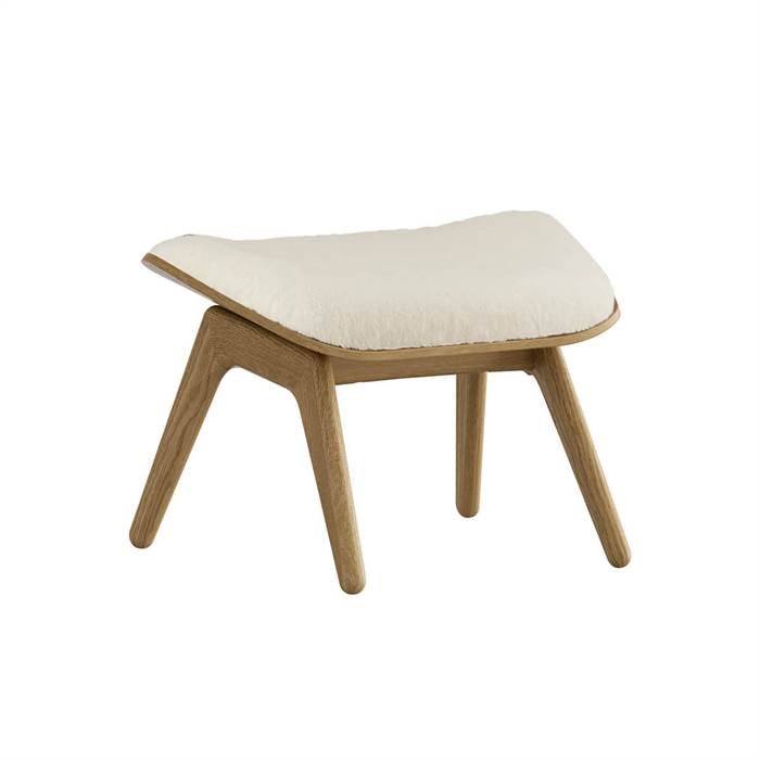 Umage The Reader Ottoman Teddy White Lys Eg  : Erling Christensen Møbler