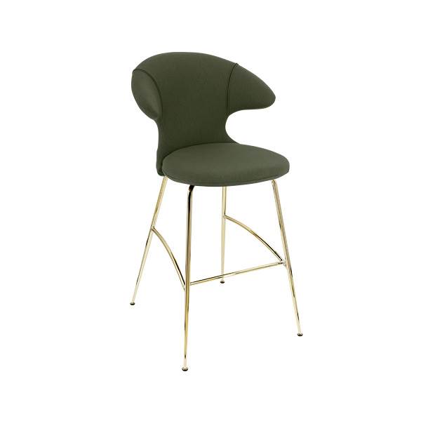 Umage Time Flies Barstol Racing Green   Messing  : Erling Christensen Møbler