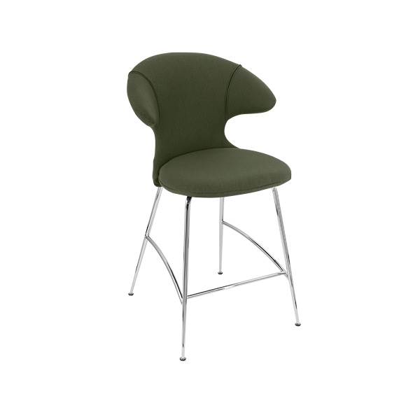 Umage Time Flies Counterstol Racing Green   Chrome  : Erling Christensen Møbler