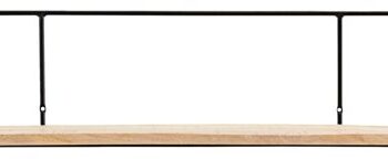 Væghylde House Doctor Wired Mangotræ Jern Sort Natur 24   130 Cm
