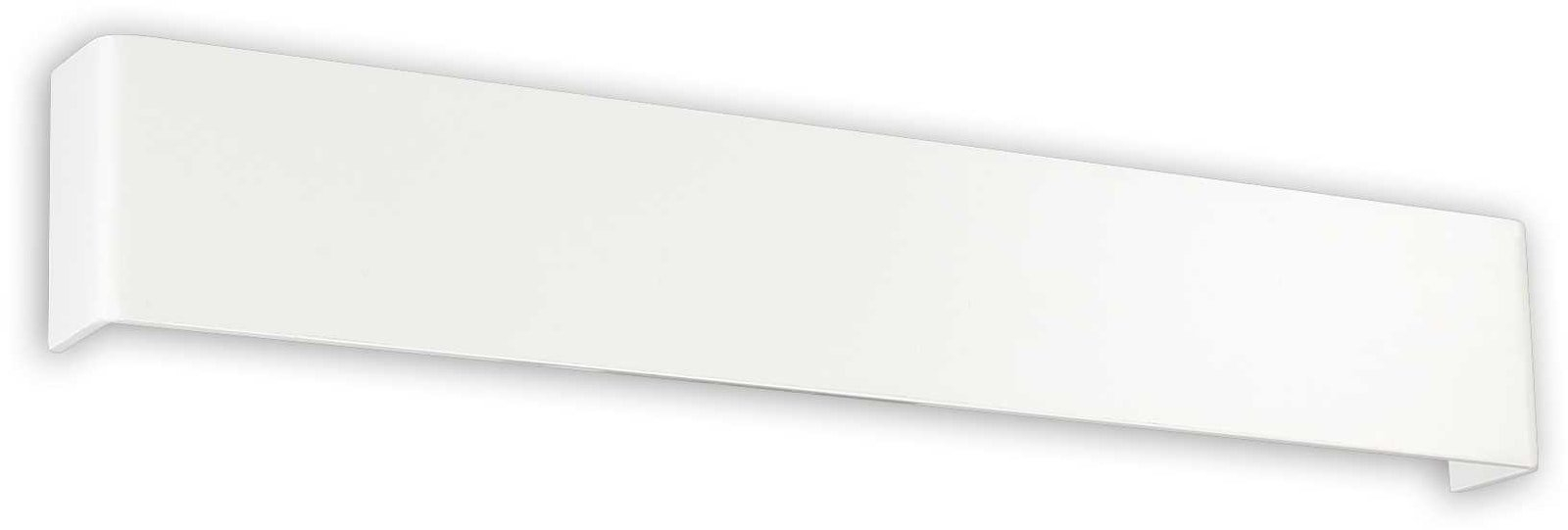 Væglampe Ideal Lux Bright Led 22 5w 1500 Lm Hvid Mat Aluminium Op- Og Nedadrettet Lys