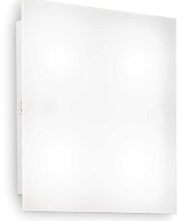 Væglampe Ideal Lux Flat 40x40 Cm Hvid 4xgx53