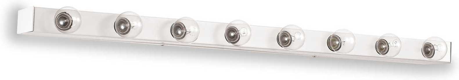 Væglampe Ideal Lux Prive Hvid Metal L80 Cm 8xe14