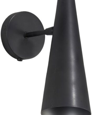 Væglampe Precise House Doctor Mat Sort Jern Og Messing 21 Cm