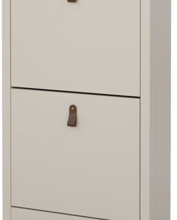 Vægmonteret Skoskab Vesterholm Lunor Kashmir    Klapdøre  Rummer   Par  H103   B54   D25 Cm  Fsc-træ