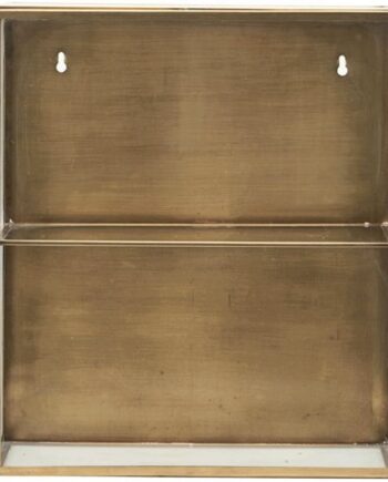 Vægskab House Doctor Glass Wall Glas Messing H40xb15xd35 Cm Elegant Vægmonteret Skab