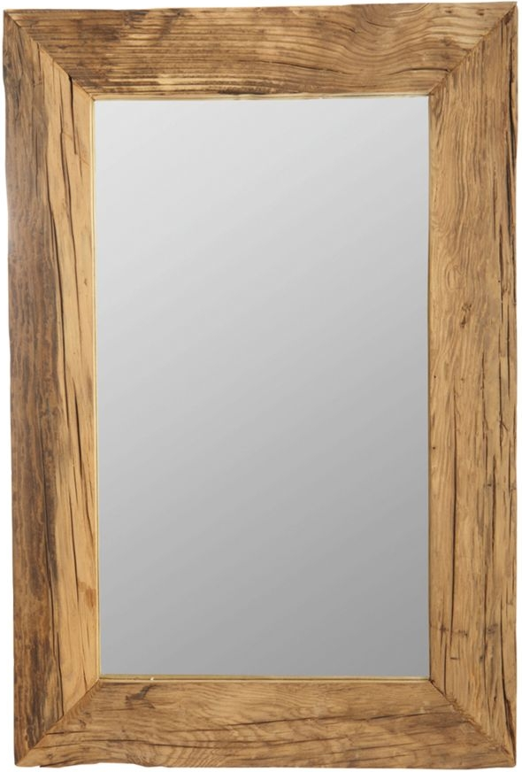 Vægspejl House Doctor Pure Nature Genbrugstræ Natur 90 60 Cm