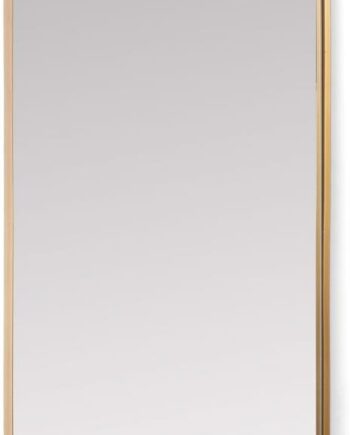 Vægspejl Kave Home Marco   Helkropsspejl Med Mat Guld Stålramme  150 5x55 Cm