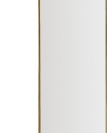 Vægspejl Kave Home Marco Med Slank Guldramme 180   80 Cm