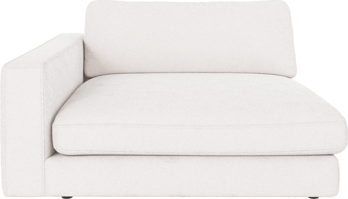Venstre Armlæn Modulsofa Rowico Duncan Lang Hvid Bobby Polyester H78xb129xd150 Cm